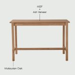 HENKY 4 Seater Counter Bar Set-Natural - Image 9