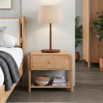ISCHIA Wooden Bedside Table-Natural