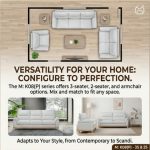 [Custom Made] GRASSE 123 Seater Extended Seat Sofa - Image 3