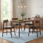 KYLIAN 4 Seater Dining Set-Cocoa