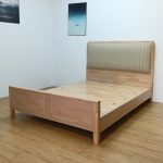 LATHE Solid Rubberwood Bed Frame-White Wash - Image 6