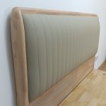 LATHE Solid Rubberwood Bed Frame-White Wash - Image 4