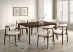 LIMESTONE 6 Seater Full Solid Dining Set-Walnut - Image 3