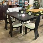 [Last Set] LISSONE 6 Seater Dining Set-Black - Image 3