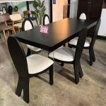 [Last Set] LISSONE 6 Seater Dining Set-Black - Image 2