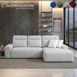 [Custom Made] TROPEZ 3 Seater Push Back L Shaped Sofa