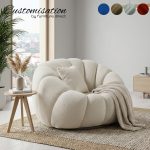 [Custom Made] SEASHELL 123 Seater Fleece Fabric Sofa - Image 3