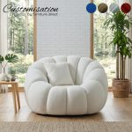 [Custom Made] SEASHELL 123 Seater Fleece Fabric Sofa - Image 4