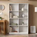 MESA 8 Compartment File Cabinet-White
