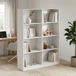 MESA 8 Compartment File Cabinet-White - Image 2