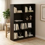 MESA 8 Compartment File Cabinet-Brown - Image 2