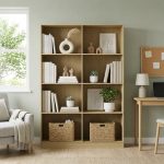 MESA 8 Compartment File Cabinet-Oak