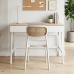 [Package] NYSSA 100cm 2 in 1 Study Set-White - Image 2