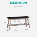 OPEL 90cm Wooden Shoe Bench-4 Colors - Image 8