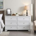 [Zero Formaldehyde] QUASAR 6 Drawer Dresser-White