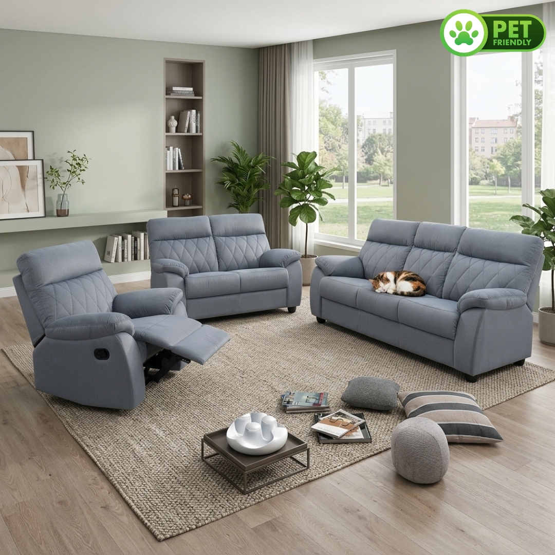 RADIANT SOFA-2 RADIANT 123 Pet Friendly Sofa-Grey - Image 1