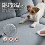 SATURN2+3 Pet Friendly Sofa-Brown - Image 3
