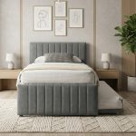 REGALIA Single Size Pullout Bed-Grey