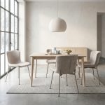RILO 4 Seater Dining Set-Beige