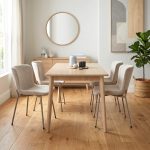 RILO 4 Seater Dining Set-Beige - Image 2
