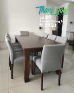 LADEE 8 Seater Dining Set-Cocoa - Image 8