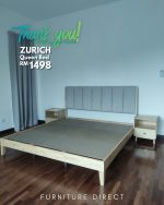 ZURICH Queen & King Size Bed Frame - Image 7