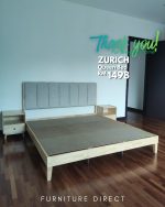 ZURICH Queen & King Size Bed Frame - Image 8