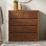 VECTOR 2 Over 3 Chest of Drawer-Walnut