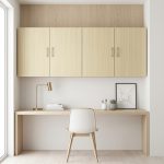 VUTO 2 Door Wall Mounted Hanging Cabinet-Oak - Image 4