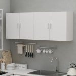 VUTO 2 Door Wall Mounted Hanging Cabinet-White - Image 2