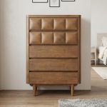 YORK 5 Drawer Chest-Walnut