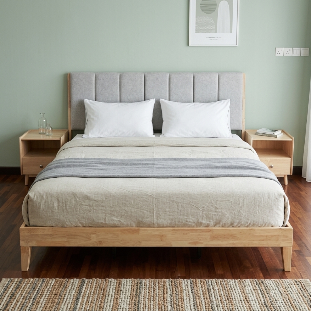 ZURICH BED-2 ZURICH Queen & King Size Bed Frame - Image 1