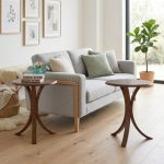 [Set Of 2] Damai Bentwood Side Table-Cocoa - Image 2