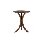 [Set Of 2] Damai Bentwood Side Table-Cocoa - Image 4