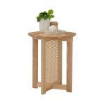 ORING D80cm Round Coffee Table-Natural - Image 7