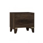 BRAVO 2 Drawer Bedside Table-Walnut - Image 3