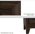 BRAVO 2 Drawer Bedside Table-Walnut - Image 7