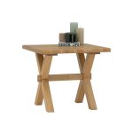 ALFORD Live Edge Side Table-Light Walnut - Image 4