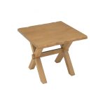 ALFORD Live Edge Side Table-Light Walnut - Image 6