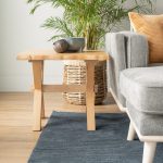 ALFORD Live Edge Side Table-Light Walnut - Image 2