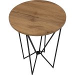 [Set of 3] GOLA Nest of Coffee Table Set-Oak - Image 4