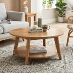TORONTO D85cm Coffee Table-Light Walnut