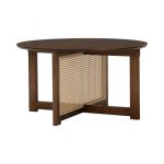 ORING D80cm Round Coffee Table-Walnut - Image 6