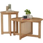 ORING D80cm Round Coffee Table-Natural - Image 2
