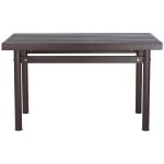 HAMIDA 110cm Outdoor Table-Antique Brown - Image 8