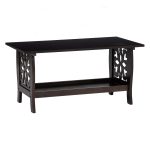 EDDIE 90cm Wooden Coffee Table-Chestnut - Image 7