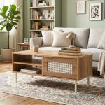 DALLAS 100cm Coffee Table-Wotan Oak
