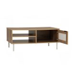 DALLAS 100cm Coffee Table-Wotan Oak - Image 2
