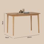 KATO 4 Seater Dining Set-Natural - Image 7