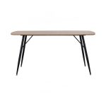 KOVE 160cm Boat Shaped Dining Table-Natural - Image 4